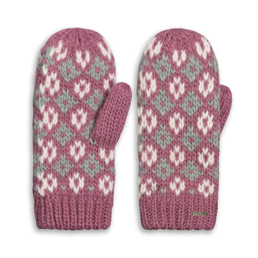 COLO YARN MITTS (ROSE MIX) - RELLA