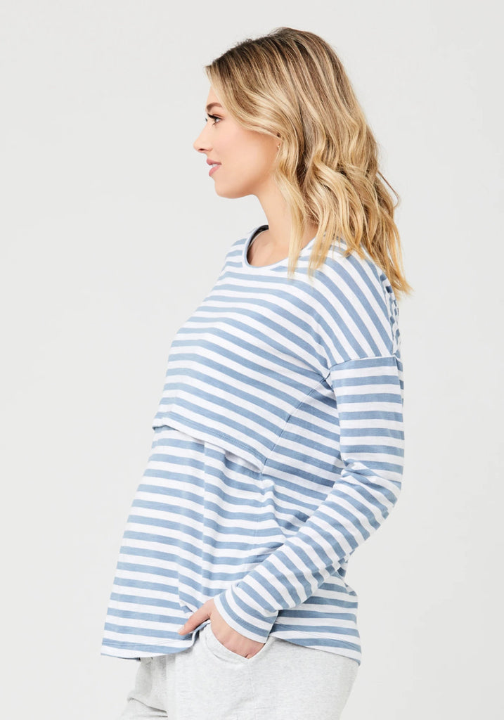 LIONEL LONG SLEEVE NURSING TOP- RIPE MATERNITY
