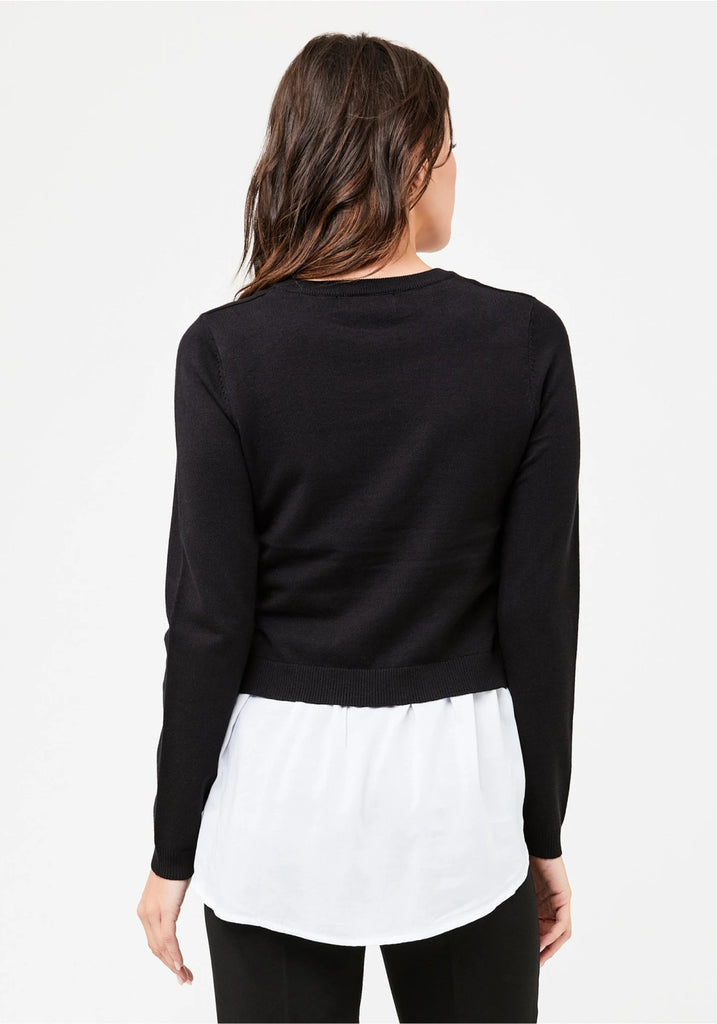 PIA NURSING TOP (BLACK) - RIPE MATERNITY