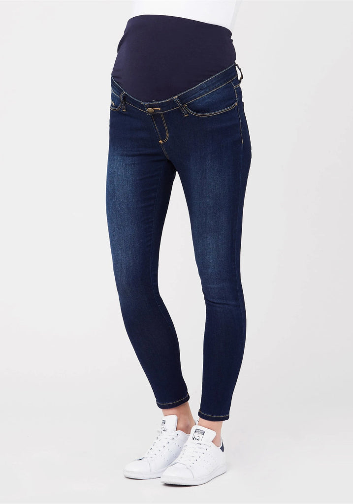 REBEL ANKLE GRAZER JEGGING (INDIGO) - RIPE MATERNITY