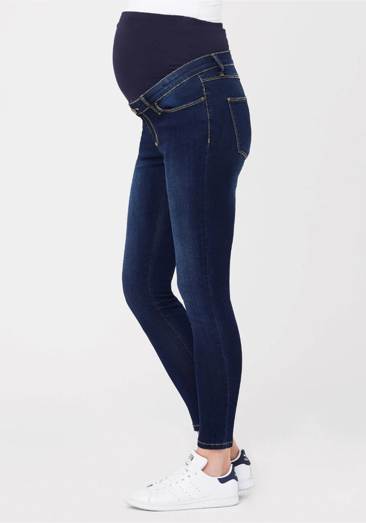 REBEL ANKLE GRAZER JEGGING (INDIGO) - RIPE MATERNITY