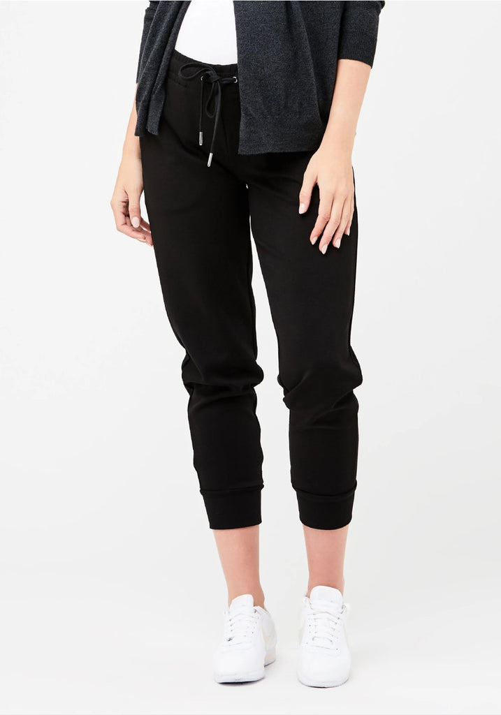 SUPER SOFT SCUBA JOGGER (BLACK) - RIPE MATERNITY