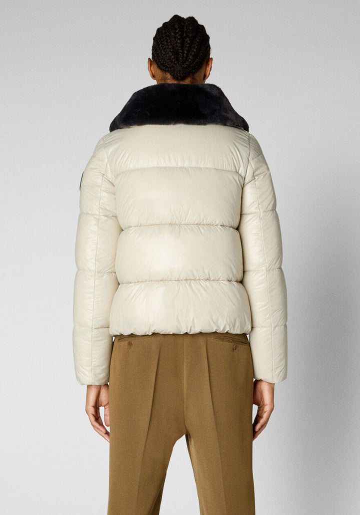 MOMA PUFFER JACKET (RAINY BEIGE) - SAVE THE DUCK