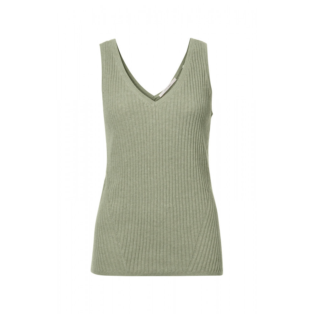 RIB STITCH TANK TOP - YAYA