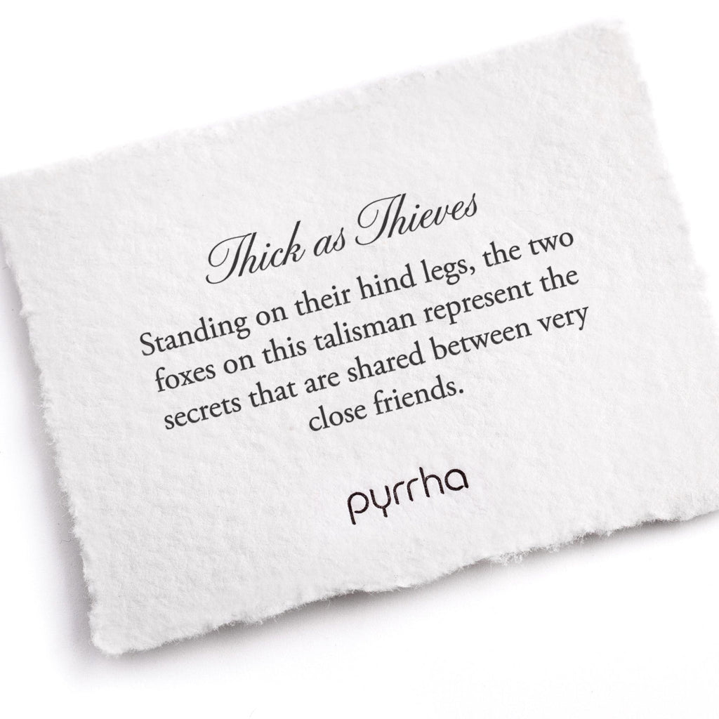 THICK AS THIEVES NECKLACE (18") - PYRRHA