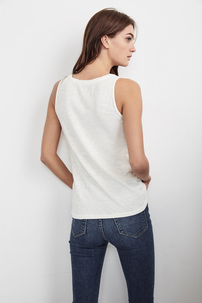 JOY TANK (WHITE) - VELVET
