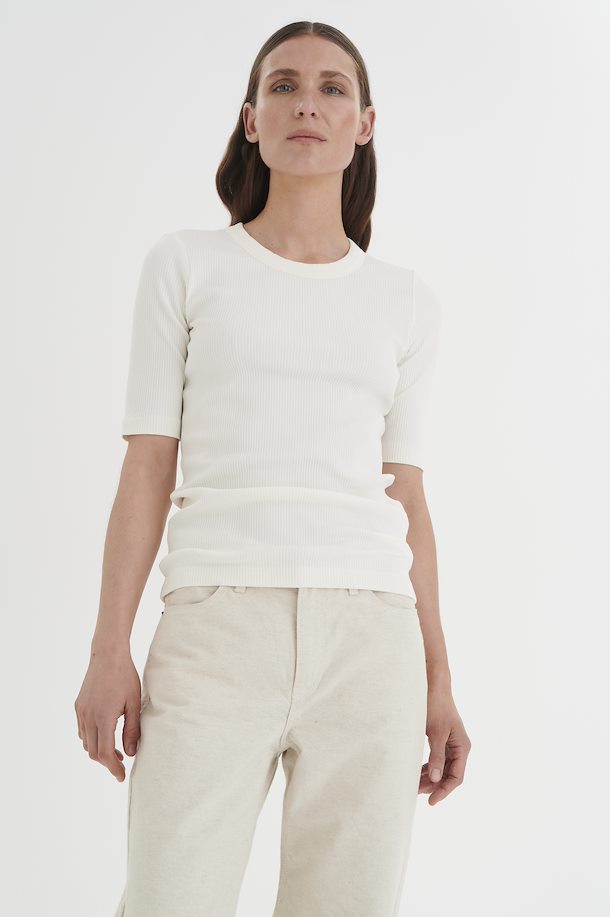 DAGNAL T-SHIRT (WHISPER WHITE) - INWEAR