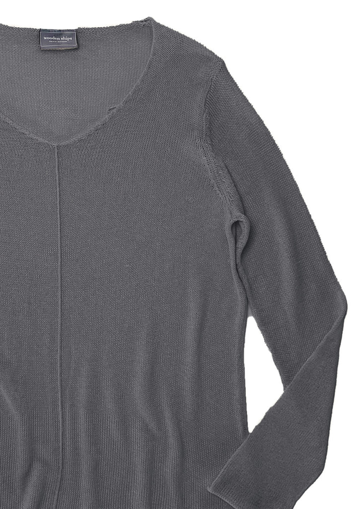 SHIRT TAIL V-NECK - WOODEN SHIPS